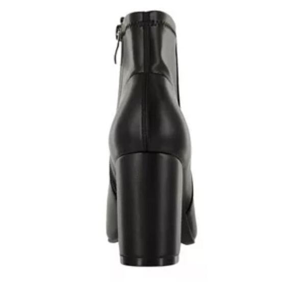 NEW MIA Carla Booties Women’s Size 8.5 Boots Black Chunky Heel Fall Winter Vegan - Picture 5 of 16